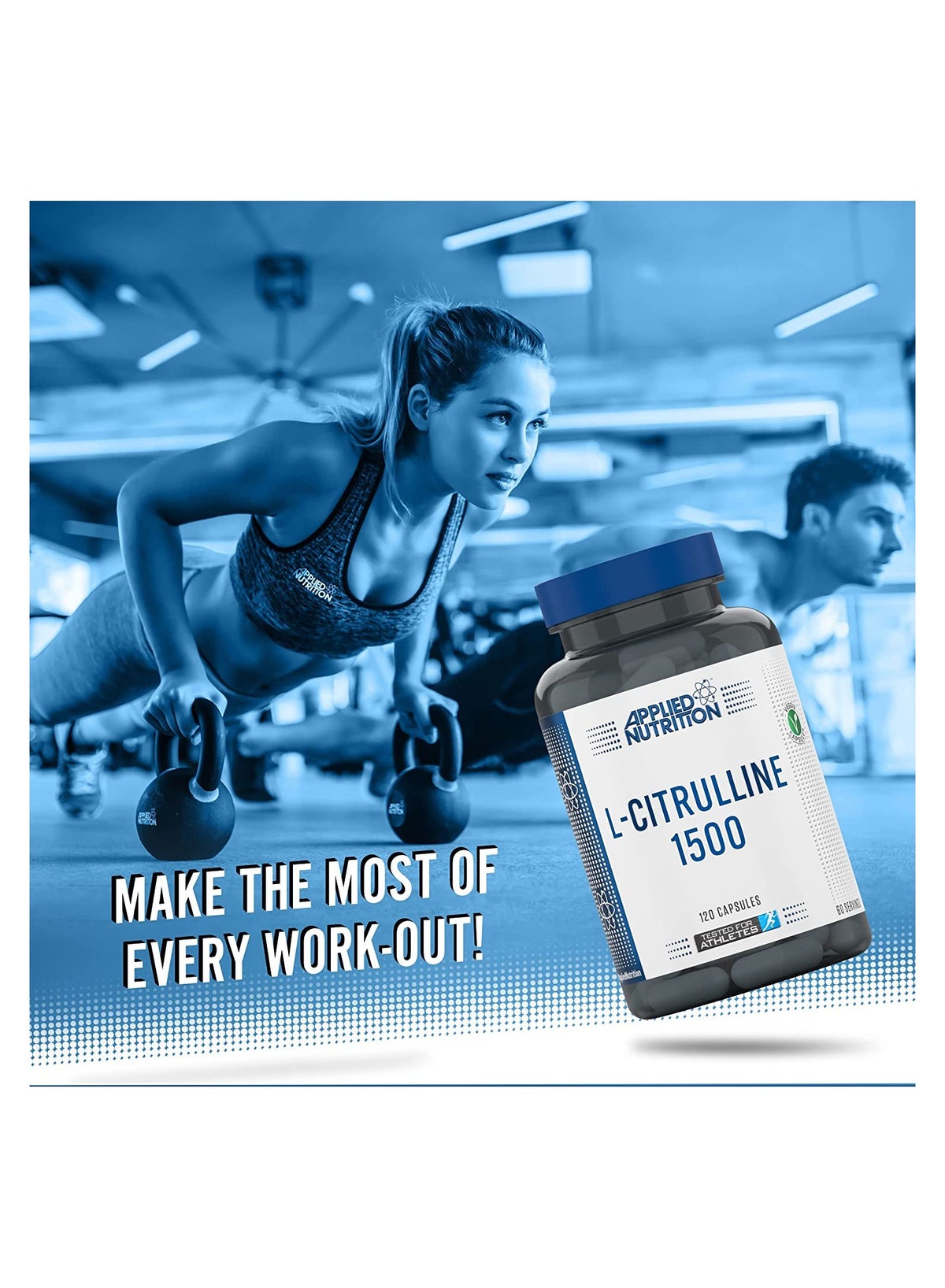 L-Citrulline 1500-Citrulline Capsules- 60 Servings -120 Capsule