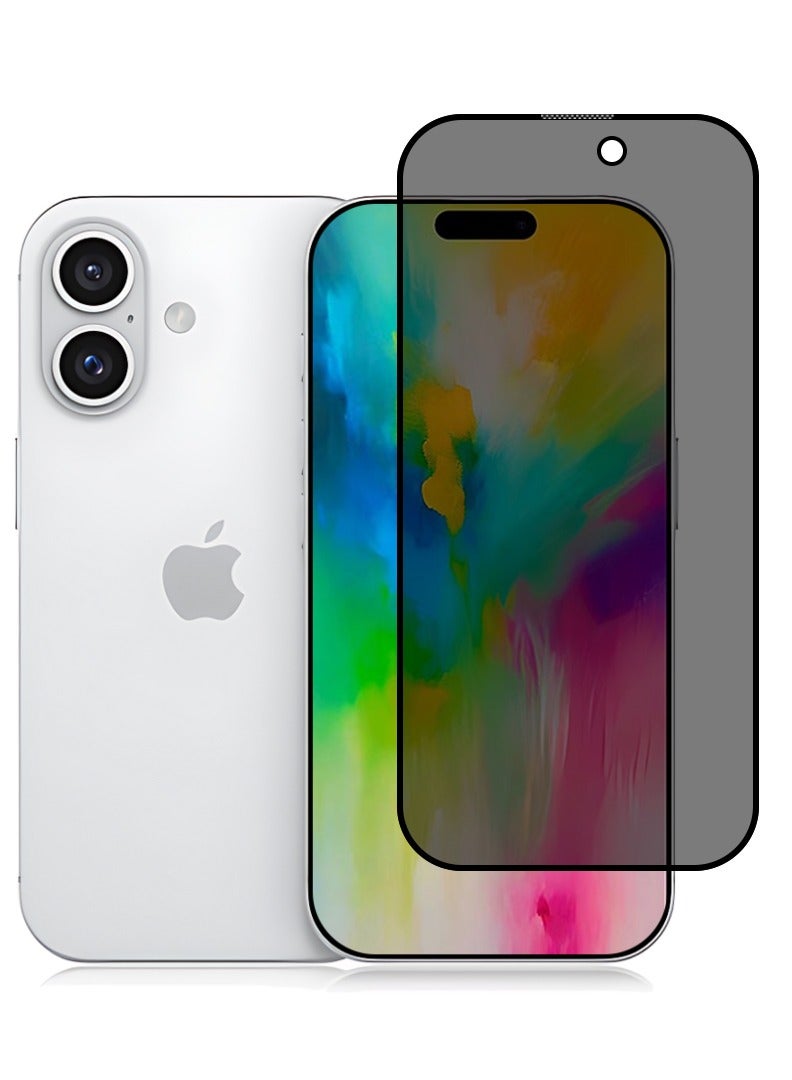 Theodor Tempered Glass Screen Protector With 9H hardness For APPLE IPHONE 16 Privacy 6.1  - Image 1
