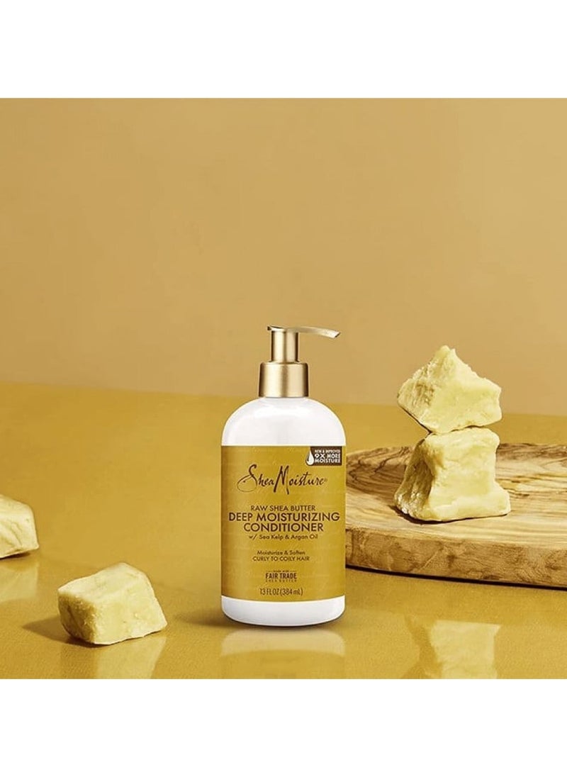 SheaMoister - Shea Moisture Raw Shea Butter Moisture Retaining Conditioner - 384 ml - Image 1