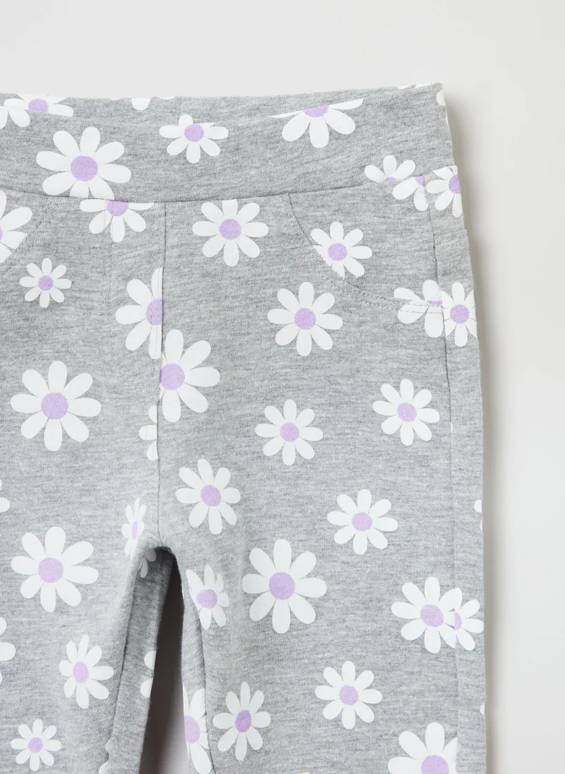 Ovs OVS Baby Girl Treggings With Daisy Print