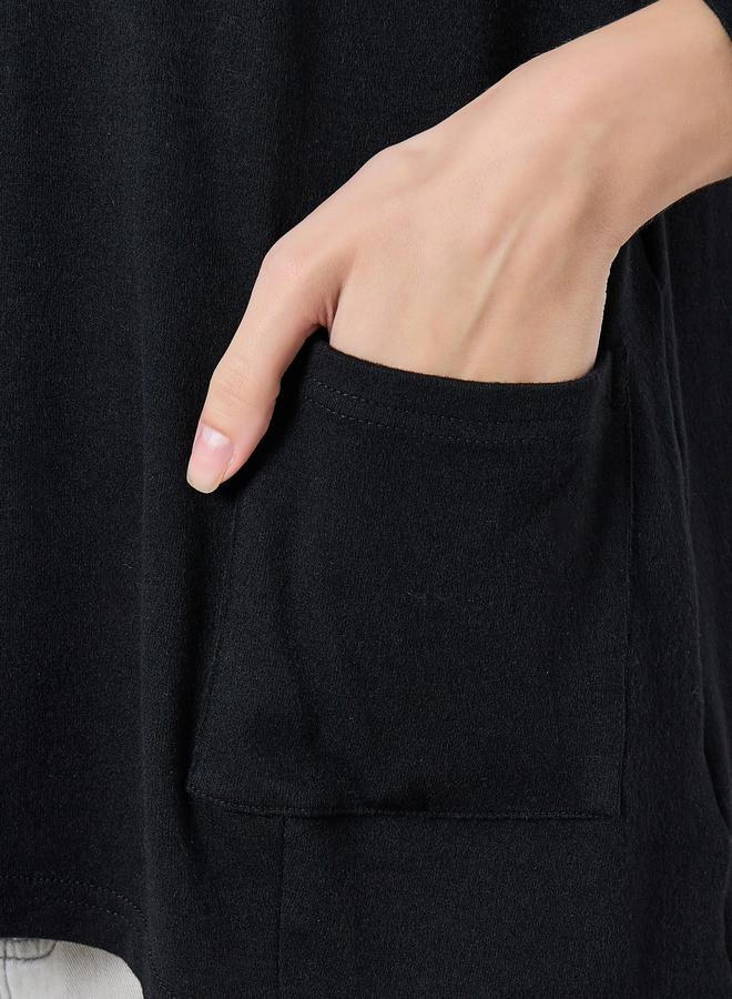Styli Black Long Sleeve Knit Top - Image 3