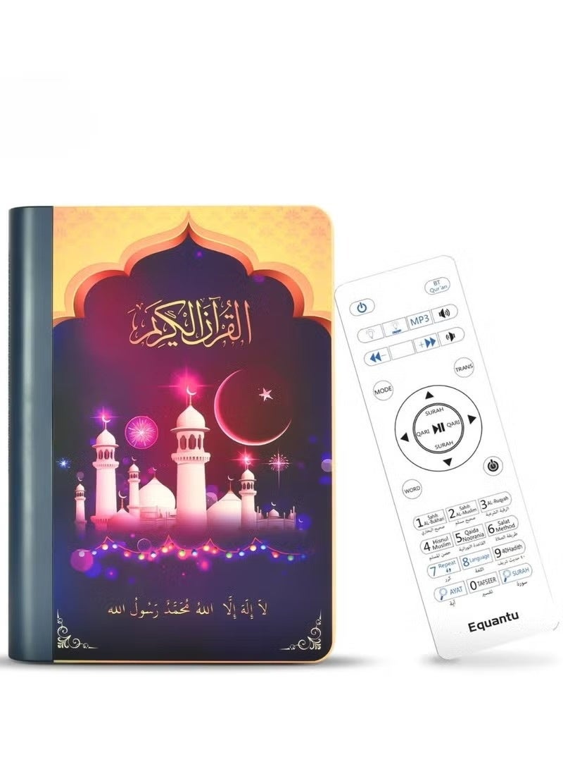 Bluetooth Quran Speaker with Ajan & Prayer Timers, Remote Control, LED Night Light, and Full Digital Quran Access - Image 2