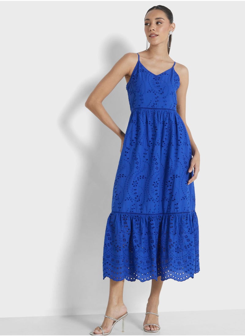 YAS - Strap Tiered Dress - Image 1