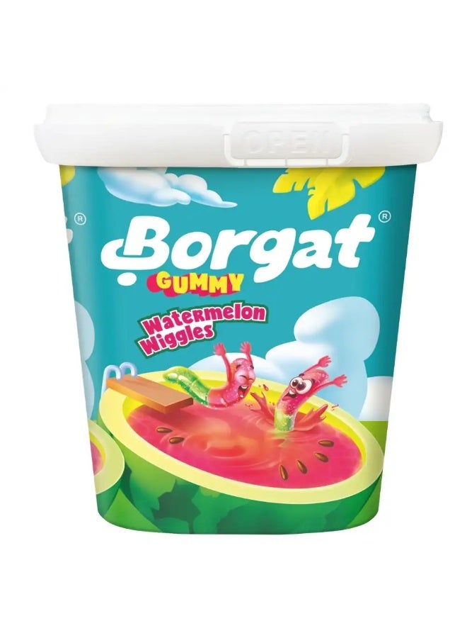 Borgat Watermelon Wiggles Flavored Mini Gummy Candy- 160gms