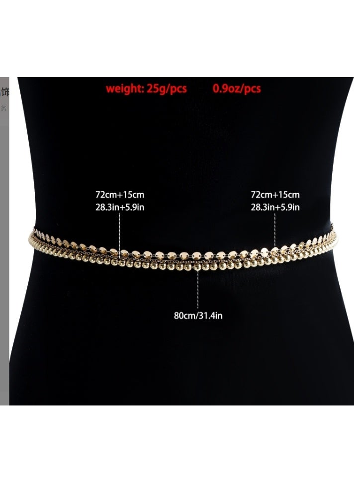 Women Waist Chain Elegant Design Belly Waist Chain Muilt-layer - Image 2