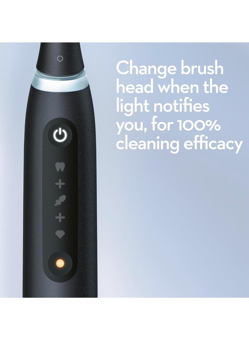 Oral-B - Oral B iO5 Series 5N Electric Rechargeable Toothbrush, Built with AI, Optimal Pressure Control, LED Interface, Bluetooth Connectivity, 5 Personalized Brush Modes – White - Image 1