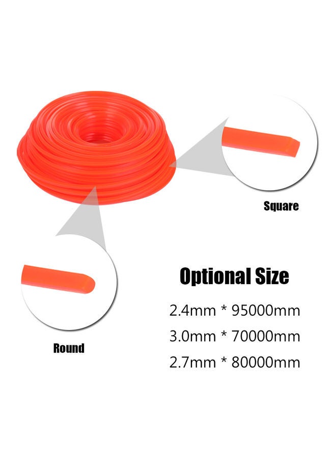 Generic Professional Fine Quality Nylon Mowing Rope Red  - Image 2
