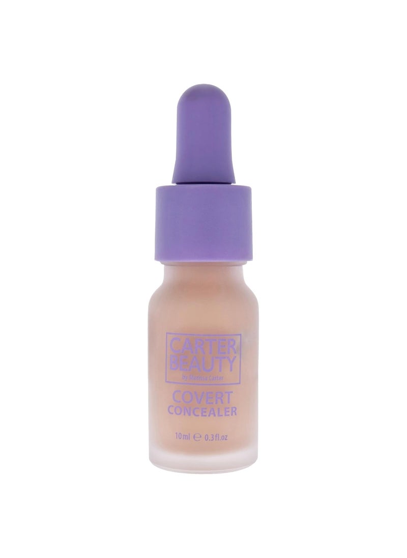 Carter Beauty Carter Beauty By Marissa Carter Covert Brightening Concealer  Creamy Full Coverage Formula Undereye Brightener and Redness Corrector  Vegan Cruelty Free Unscented  Shortbread  03 OZ 