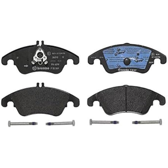 ريحني مجموعة وسادات الفرامل القرصية الأمامية بريمبو P50069 LowMet مرسيدسبينز مرسيدسبينز BBDC OE A0064202820 - Image 1