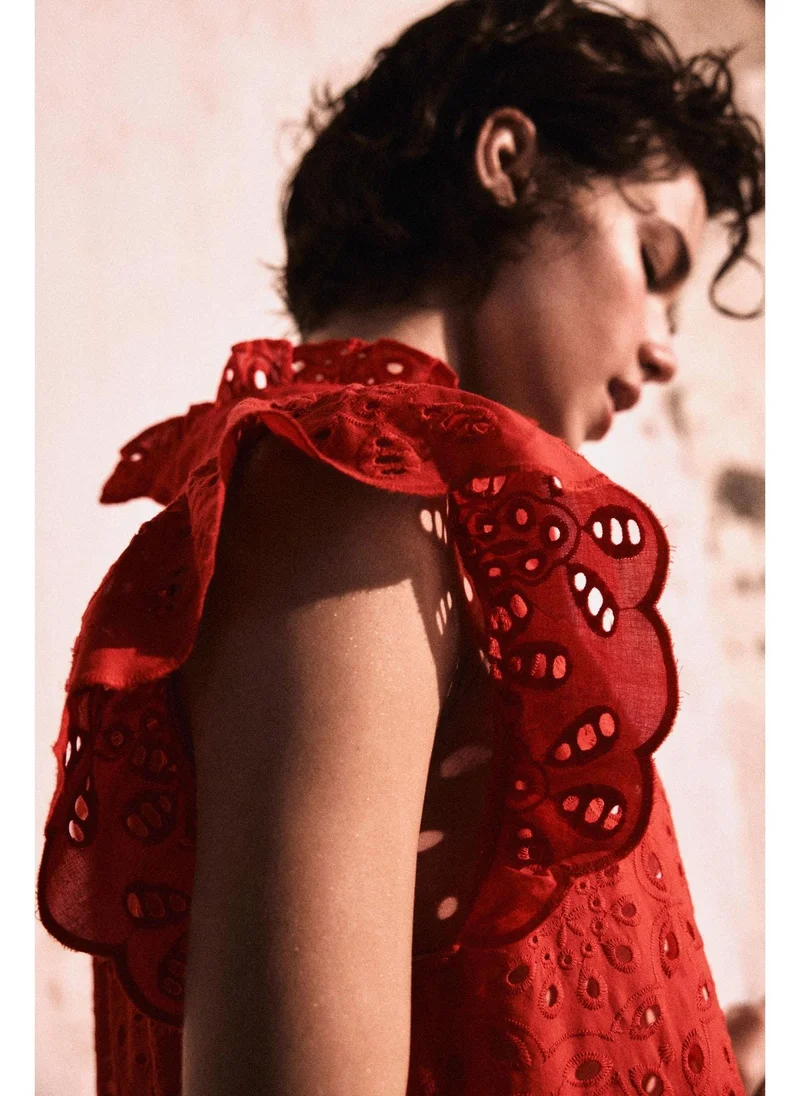 اتش اند ام Broderie anglaise dress