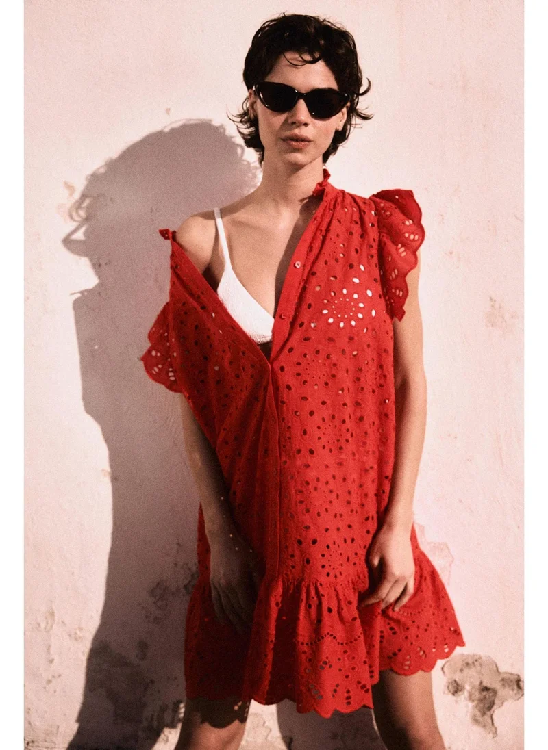 اتش اند ام Broderie anglaise dress
