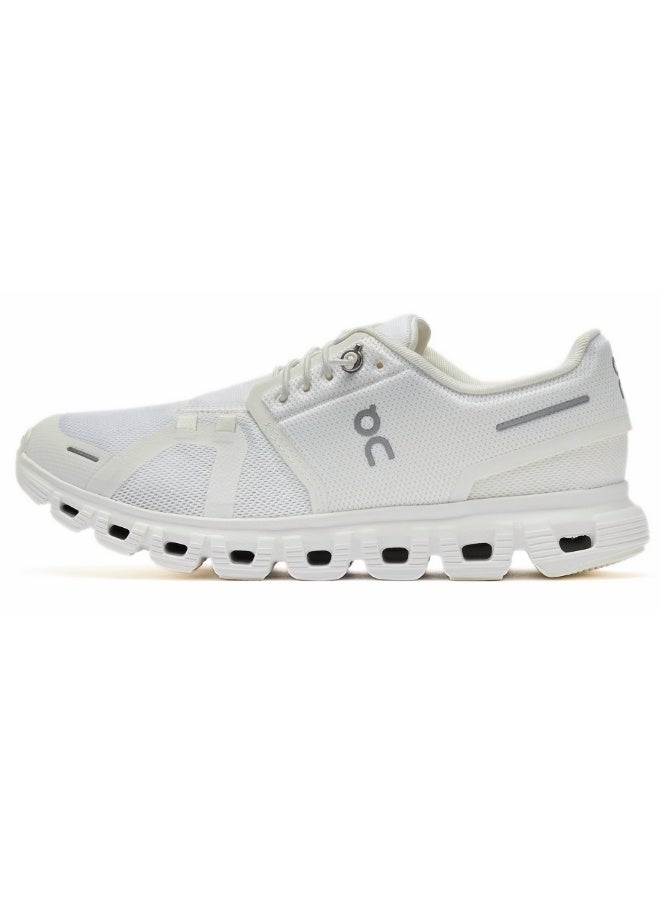 On Cloud 6 All White – Lightweight Unisex Running Shoes - Image 4