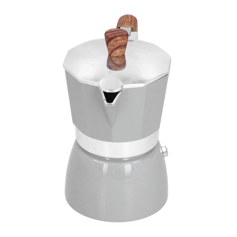 Moka Pot: Food Grade Aluminum 2-Layer Structure - Heat Resistant Handles Stovetop Espresso Maker for Home Kitchen Camping Travel - Image 5