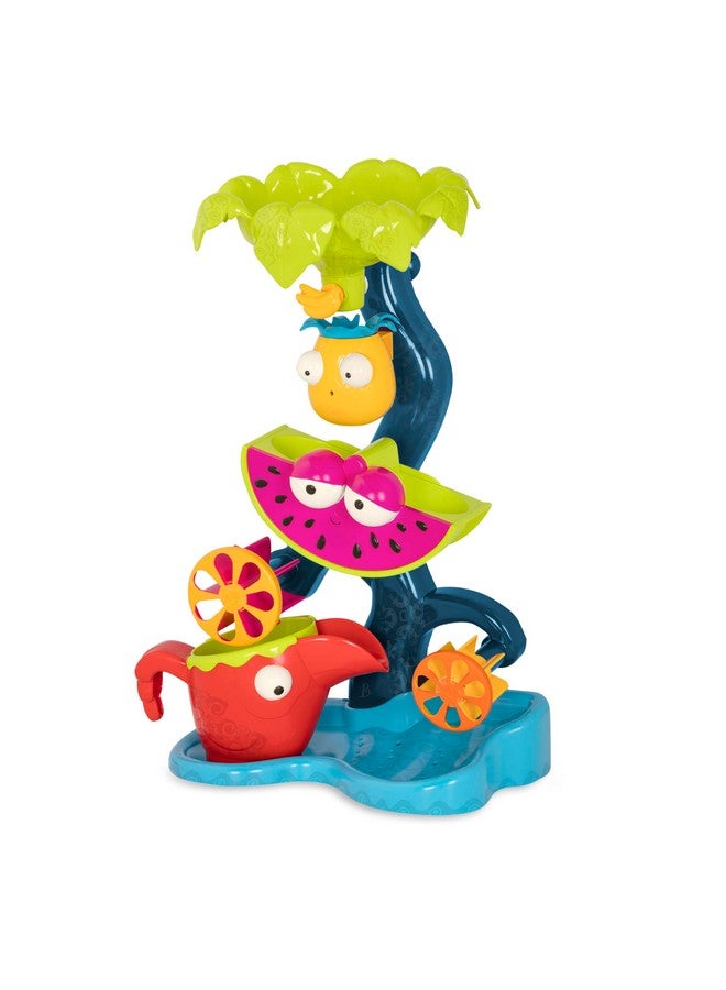 B. toys- Tropical Waterfall- Water Wheel Toy - Water & Sand Play Set - Water Wheel for Toddlers - Kids - Beach, Pool, Bath Toys - 18 Months +, Multicoloured - Image 1