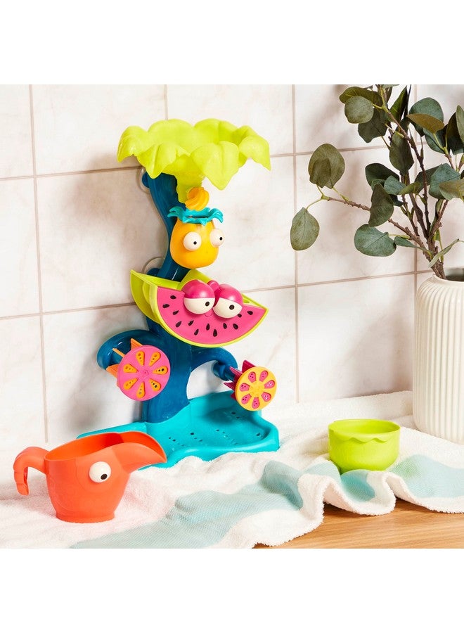 B. toys- Tropical Waterfall- Water Wheel Toy - Water & Sand Play Set - Water Wheel for Toddlers - Kids - Beach, Pool, Bath Toys - 18 Months +, Multicoloured - Image 2