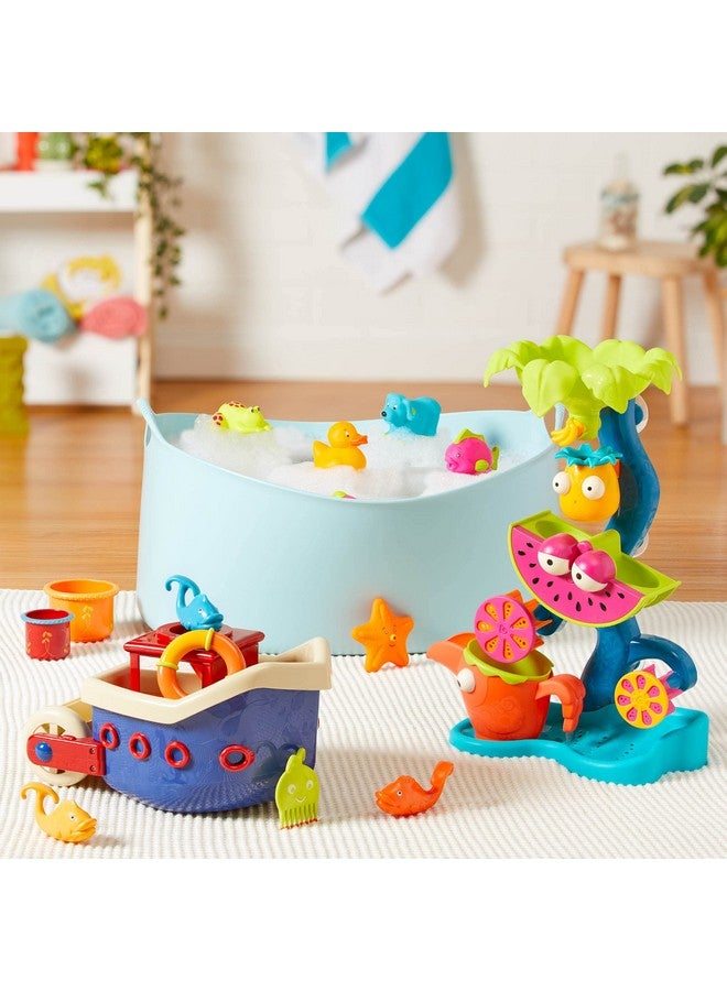 B. toys- Tropical Waterfall- Water Wheel Toy - Water & Sand Play Set - Water Wheel for Toddlers - Kids - Beach, Pool, Bath Toys - 18 Months +, Multicoloured - Image 3