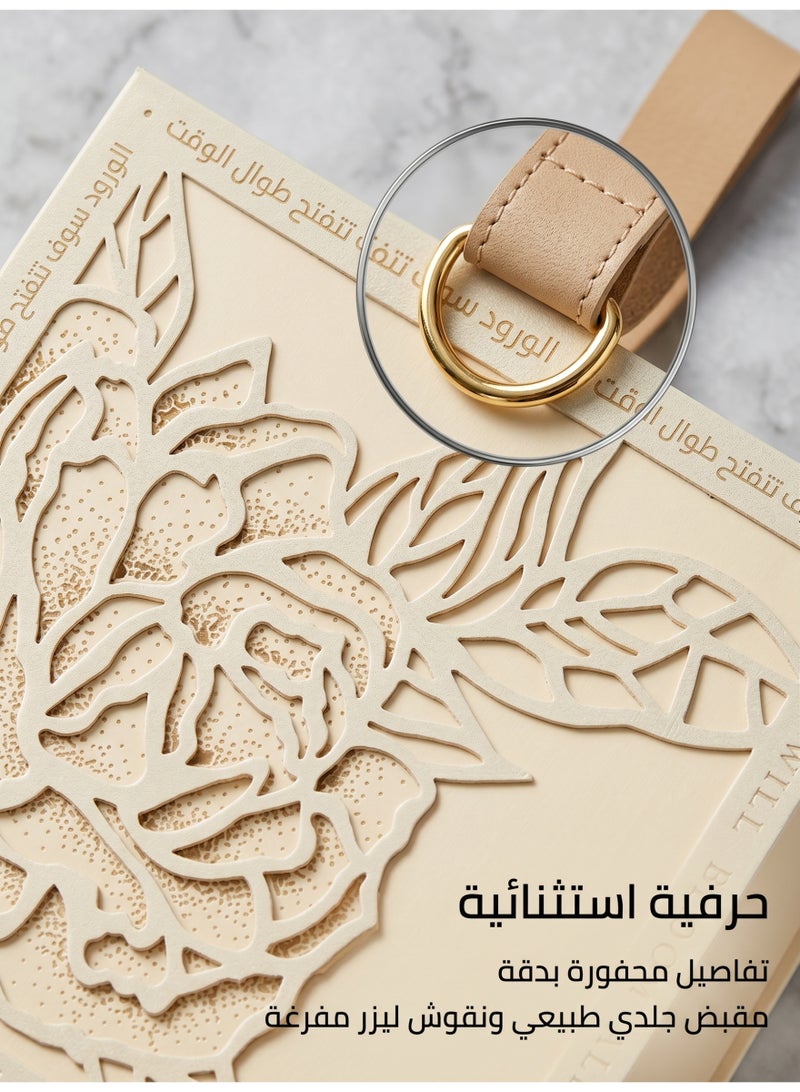 ميجيوسيون صندوق هدايا فاخر مربع 25x25x12سم - صندوق أنيق بمخمل ذهبي وإغلاق مغناطيسي - Image 3