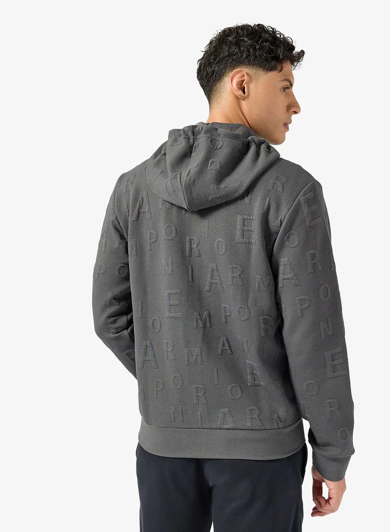 EMPORIO ARMANI  Logo Hoodie for Men | Best Price UAE