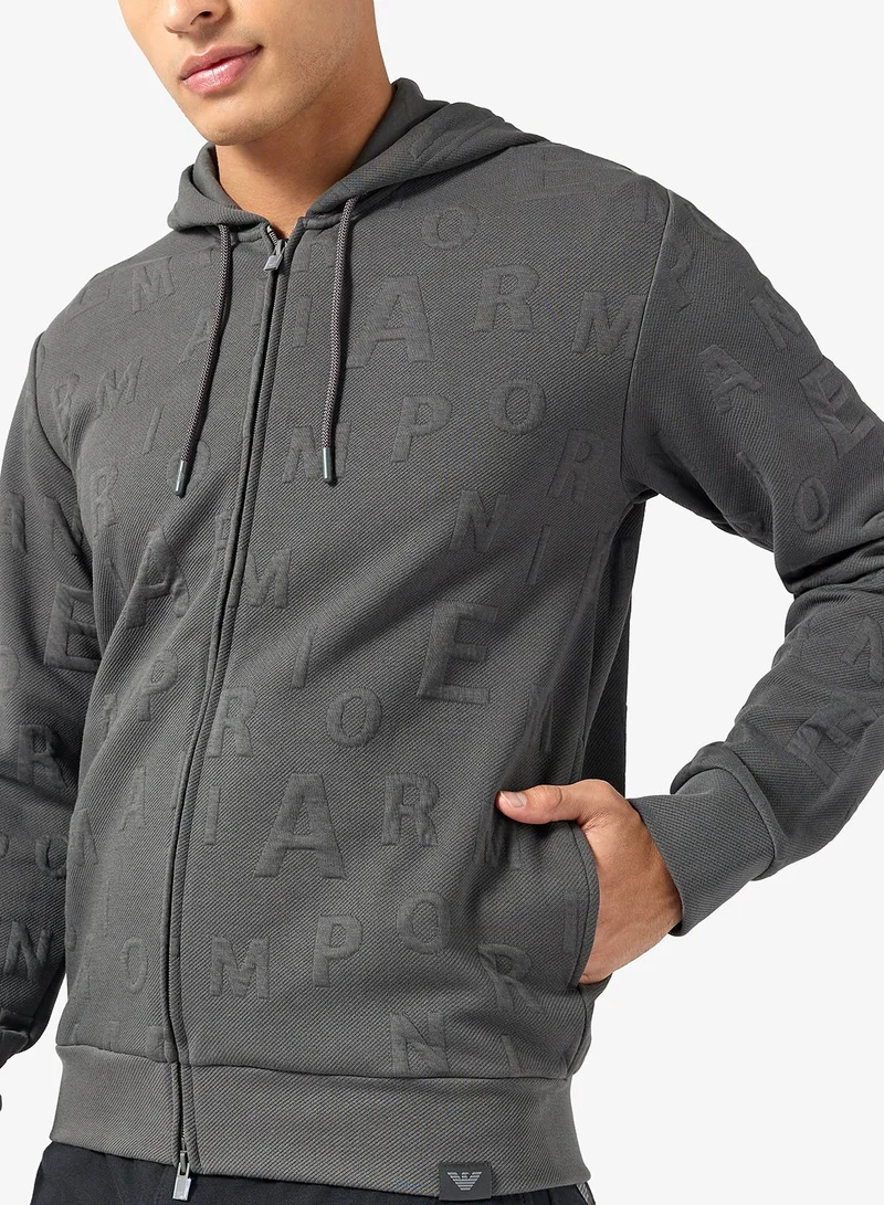 EMPORIO ARMANI  Logo Hoodie for Men | Best Price UAE
