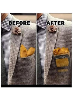 Generic Napkin holder for men's suit - high-quality material, two pieces  - Image 4