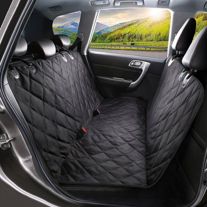 SHINE HAI Dog Car Seat Cover - Waterproof, Scratch Proof, Nonslip Back Seat Cover, Universal Fit - Image 1