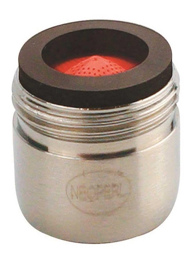 NEOPERL 5403305 Perlator 2.2 GPM 15/16 in. - 27 Regular Male Faucet Aerator, Brushed Nickel red/brushed nickel - Image 1
