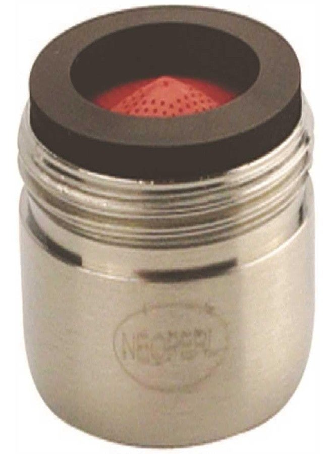NEOPERL 5403305 Perlator 2.2 GPM 15/16 in. - 27 Regular Male Faucet Aerator, Brushed Nickel red/brushed nickel - Image 2
