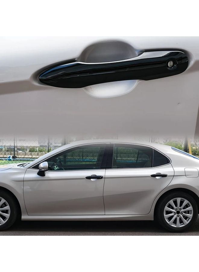 Black Car Door Handle Covers Compatible with 2018 2025 Models No Intelligent Keyhole - Image 4