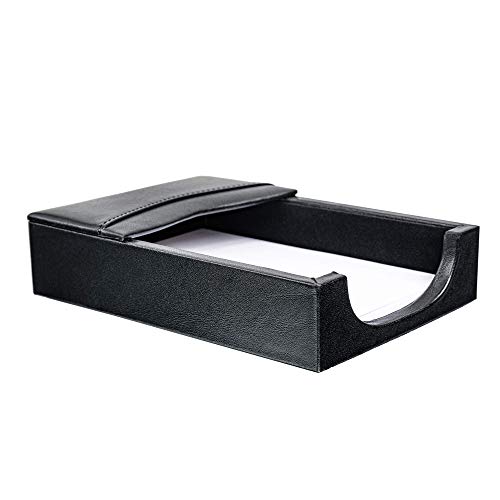 Dacasso Classic Black Leather 4 x 6 Memo Holder - Image 2
