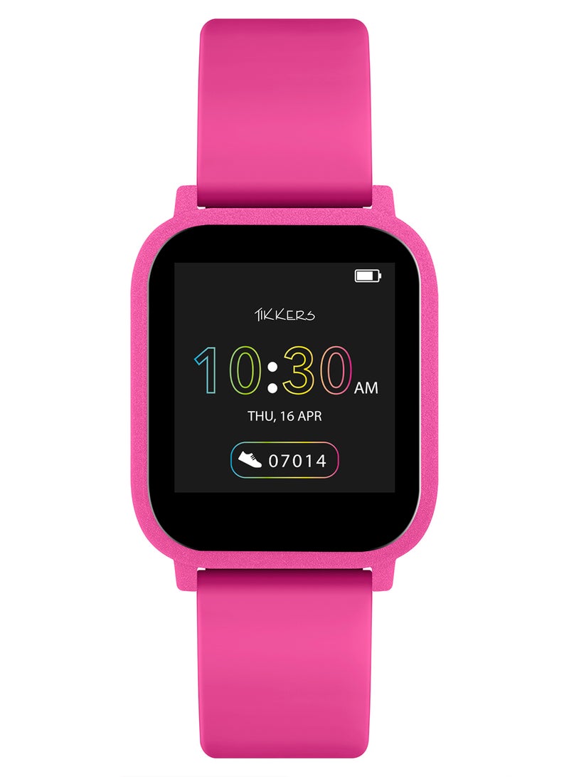 تيكرز ساعة يد رقمية مربعة للبنات من السيليكون بمقاس  مم - Image 1