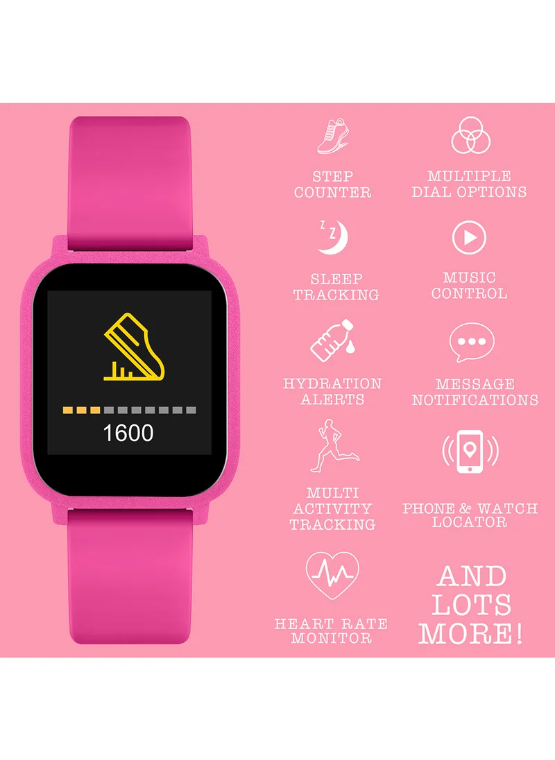 Tikkers Girl's Digital Square Shape Silicone Wrist Watch TKS10-0003 - 36 Mm
