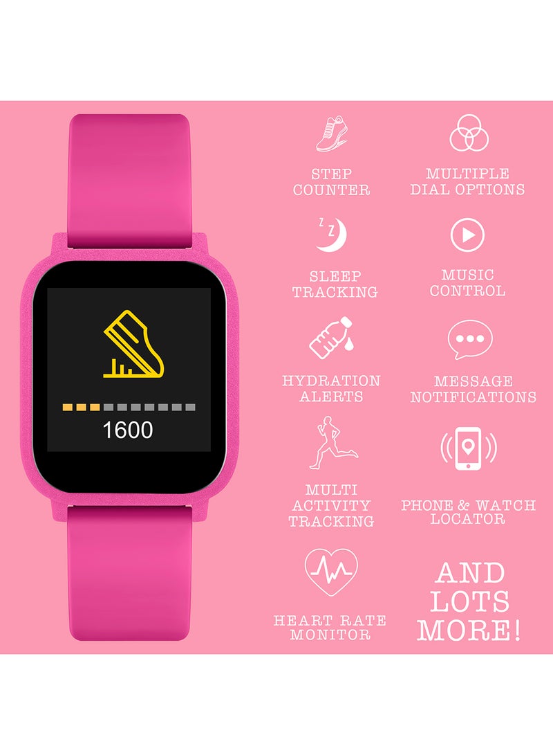 تيكرز ساعة يد رقمية مربعة للبنات من السيليكون بمقاس  مم - Image 2