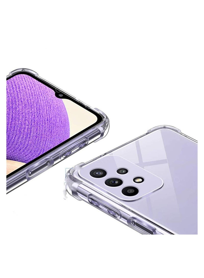 Samsung Galaxy A13 4G Clear Cover Case soft TPU Transparent  Back Protective Case shock Absorbent Reinforced Corner for Samsung Galaxy A13 4G Clear - Image 4