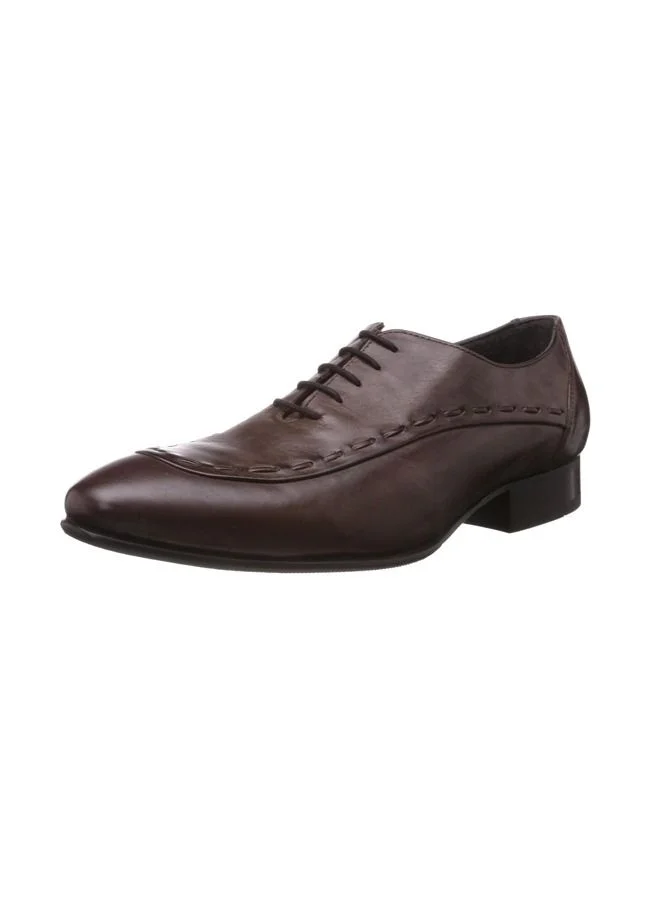 RUOSH Mens Oxford Derby Lace up Comfort Leather Work Office Formal Occasion Party Wear Premium Shoes