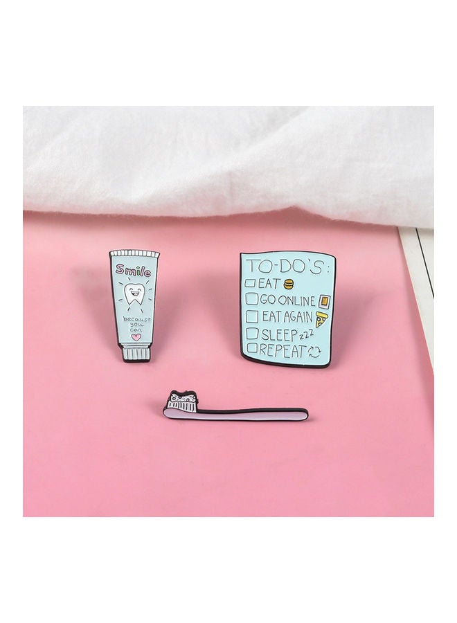 NIBEMINENT Tooth Paste Design Brooch - Image 1