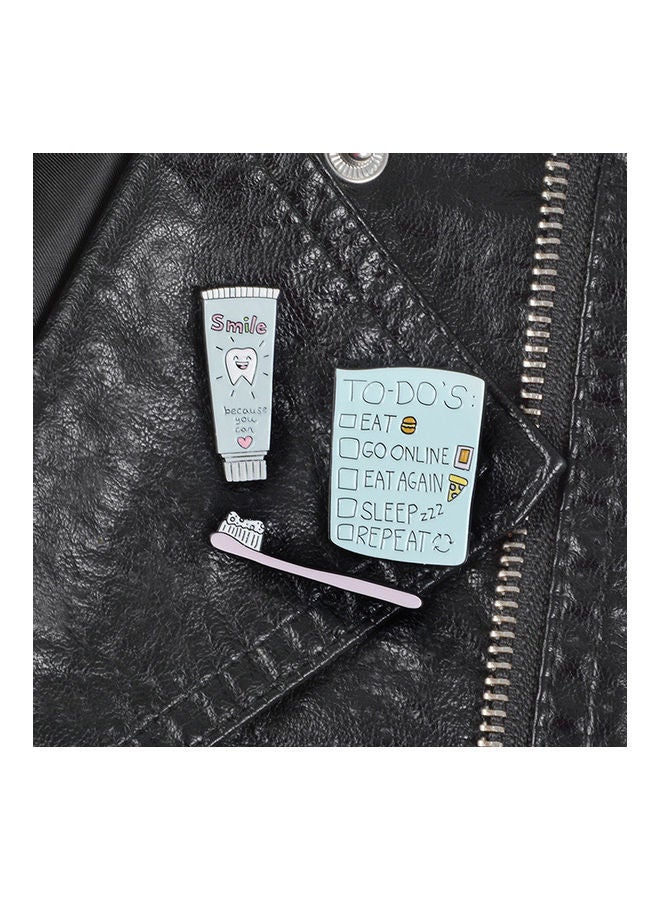 NIBEMINENT Tooth Paste Design Brooch - Image 3