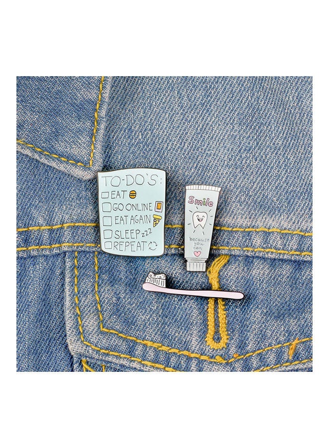 NIBEMINENT Tooth Paste Design Brooch - Image 2