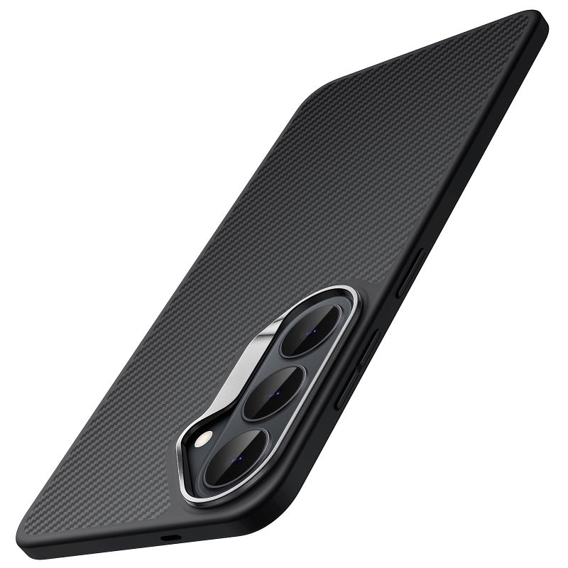 Jetech غطاء JETech فائق النحافة لهاتف Samsung Galaxy S26 من ألياف الأراميد المنسوجة مع إطار TPU متوافق مع MagSafe وخفيف الوزن ومصمم بدقة وحماية عسكرية - أسود - Image 2