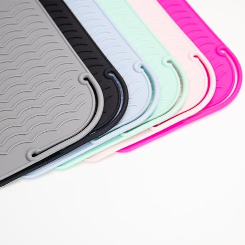 ANGENIL Flat Iron Silicone Mat and Travel Case for Hair Tools - Heat Resistant Mat, Straightener Pad, and Curling Iron Sleeve (9" x 6.5") - Image 5