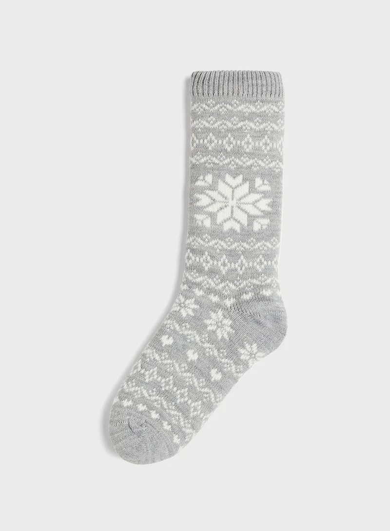 H&M Printed Crew Socks