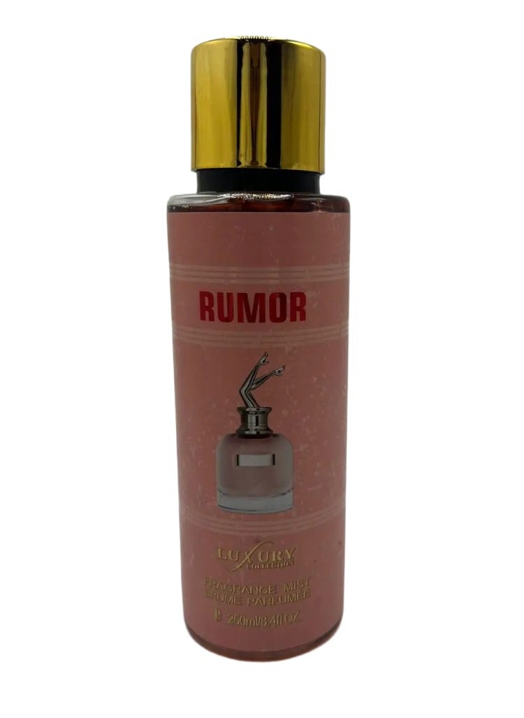 luxury RUMOR Fragrance Mist Brume Perfumee - 250ml  - Image 1
