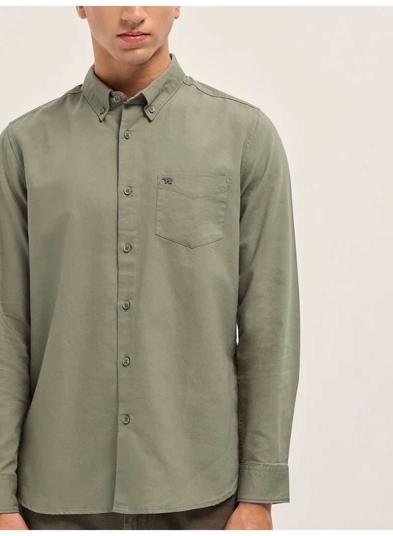 THE BEAR HOUSE  Men’s Long Sleeve Shirt – Classic, Comfortable and Stylish Essential for Work, Travel or Casual Outings for Men | Best Price UAE