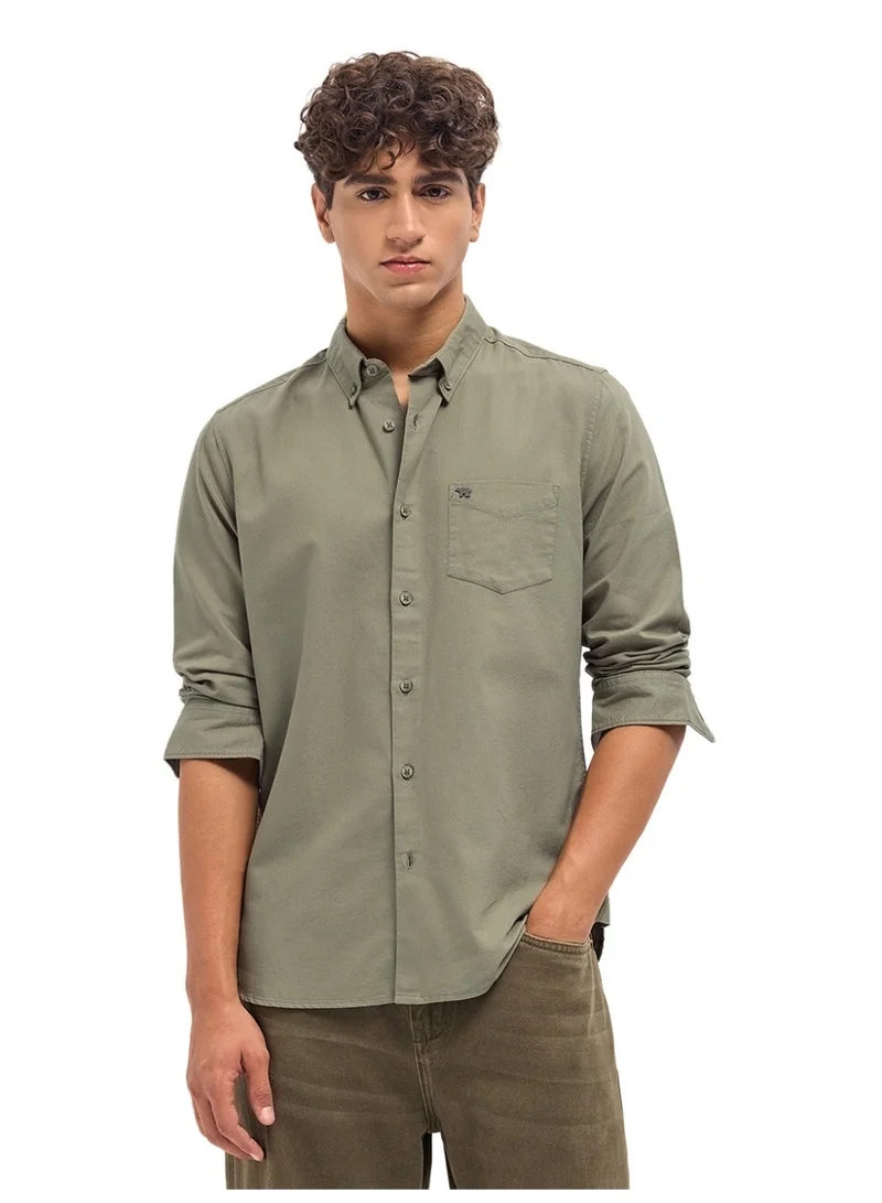 THE BEAR HOUSE  Men’s Long Sleeve Shirt – Classic, Comfortable and Stylish Essential for Work, Travel or Casual Outings for Men | Best Price UAE