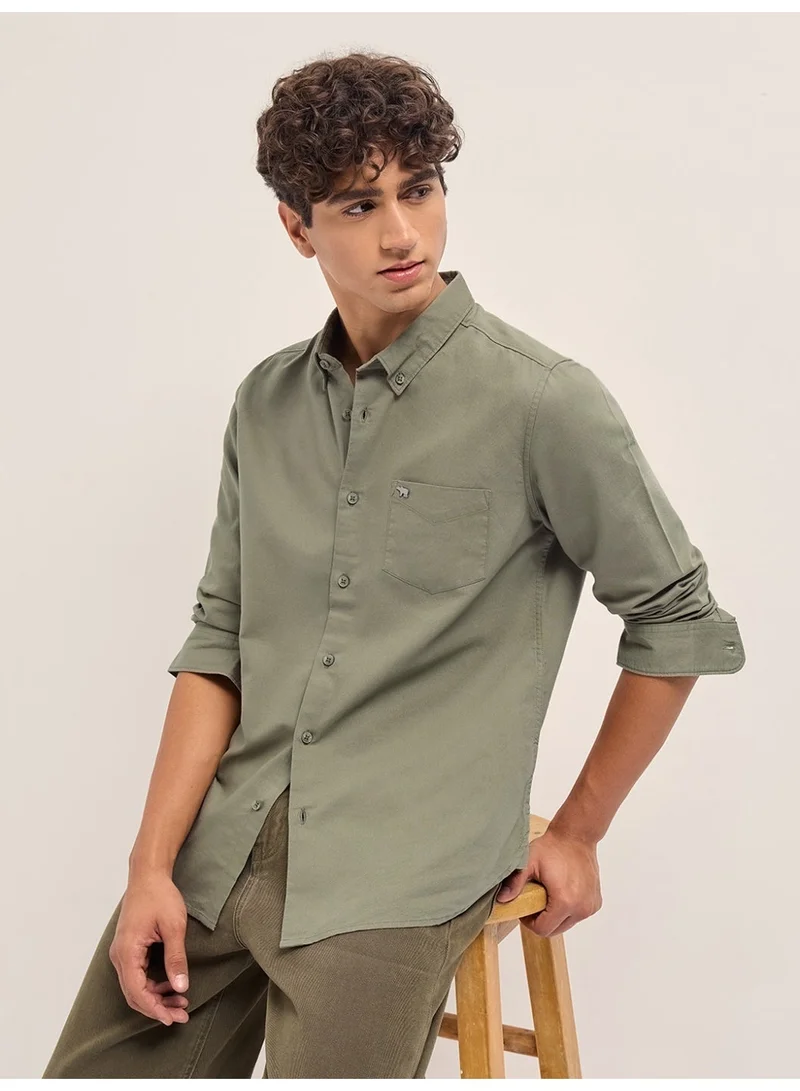 THE BEAR HOUSE  Men’s Long Sleeve Shirt – Classic, Comfortable and Stylish Essential for Work, Travel or Casual Outings for Men | Best Price UAE