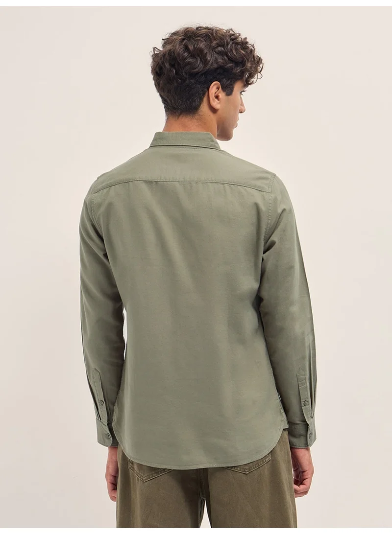 THE BEAR HOUSE  Men’s Long Sleeve Shirt – Classic, Comfortable and Stylish Essential for Work, Travel or Casual Outings for Men | Best Price UAE