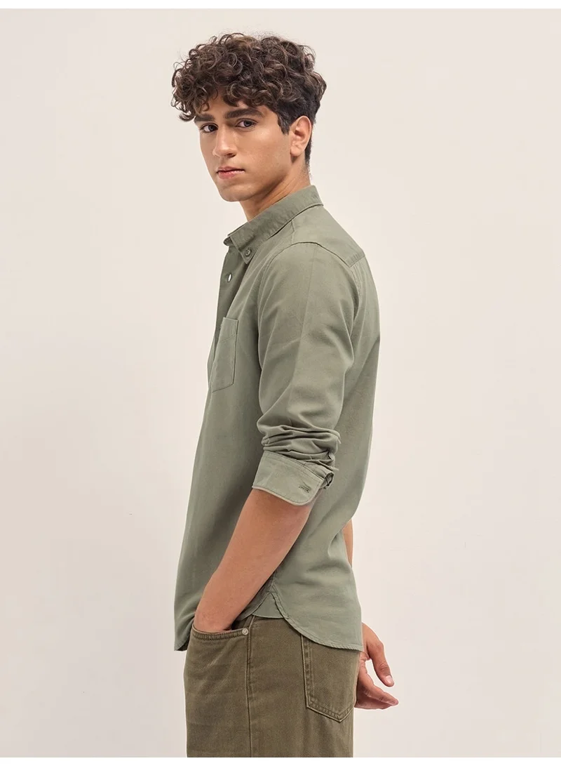THE BEAR HOUSE  Men’s Long Sleeve Shirt – Classic, Comfortable and Stylish Essential for Work, Travel or Casual Outings for Men | Best Price UAE