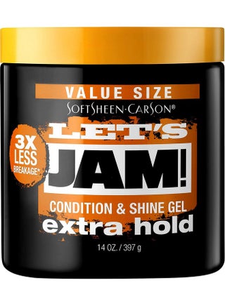 SoftSheen-Carson Let's Jam! Shining and Conditioning Hair Gel by Dark and Lovely, Extra Hold, All Hair Types, Styling Gel Great for Braiding, Twisting & Smooth Edges, Extra Hold, 14 oz - pzsku/Z6FF0613DC40C6FFC1C0AZ/45/1745399998/93d39b32-6743-4fe8-8f9d-c3e4e2eed92d
