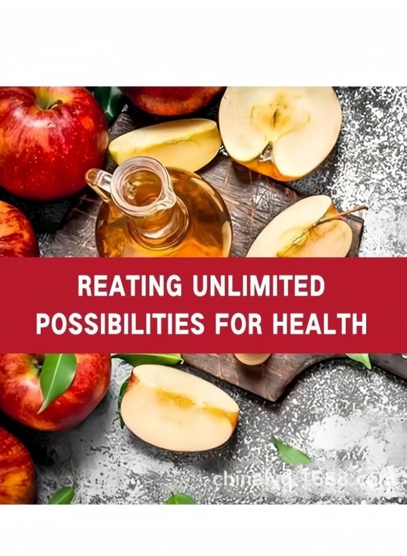 ديني حلوى خل التفاح دايني 500 ملجم | معززة بفيتامين ب12 وحمض الفوليك | تركيبة نباتية لإزالة السموم | تدعم إدارة الوزن وتعزيز التمثيل الغذائي وتنشيط الطاقة وتعزيز صحة الجهاز الهضمي - 60 حبة - Image 3