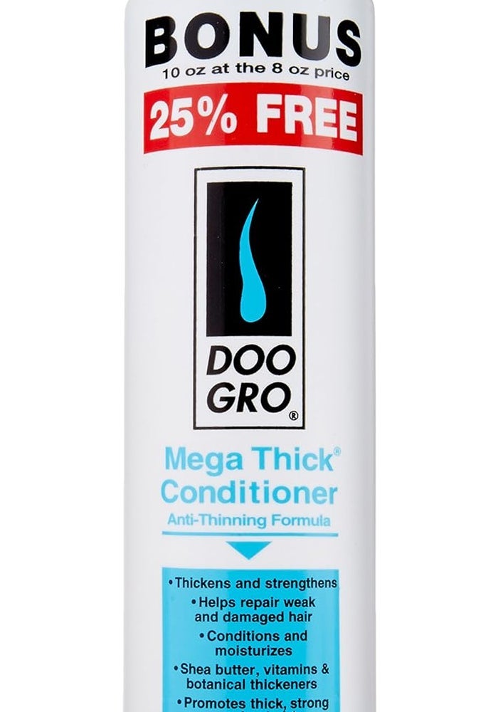 Doo Gro Mega Thick Anti-Thinning Conditioner, 10 Ounce - Strengthens and Moisturizes Hair - Image 1