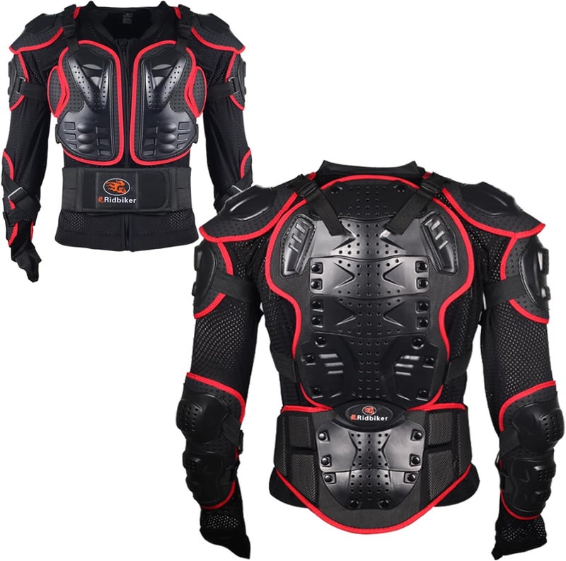 RIDBIKER Motorcycle Jacket Full Body Armor with Chest Protection for Men - Dirt Bike Gear - Image 1